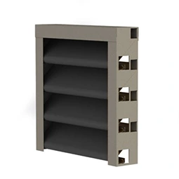 Жалюзи цвет RAL 7021 черно-серый