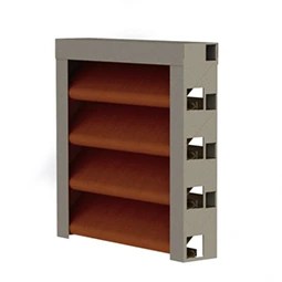 Жалюзи цвет RAL 8004 медно-коричневый