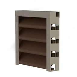 Жалюзи цвет RAL 8019 серо-коричневый