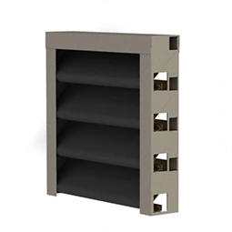 Жалюзи цвет RAL 9005 черный янтарь