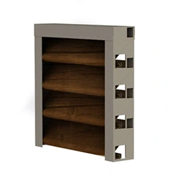 Жалюзи цвет темный дуб