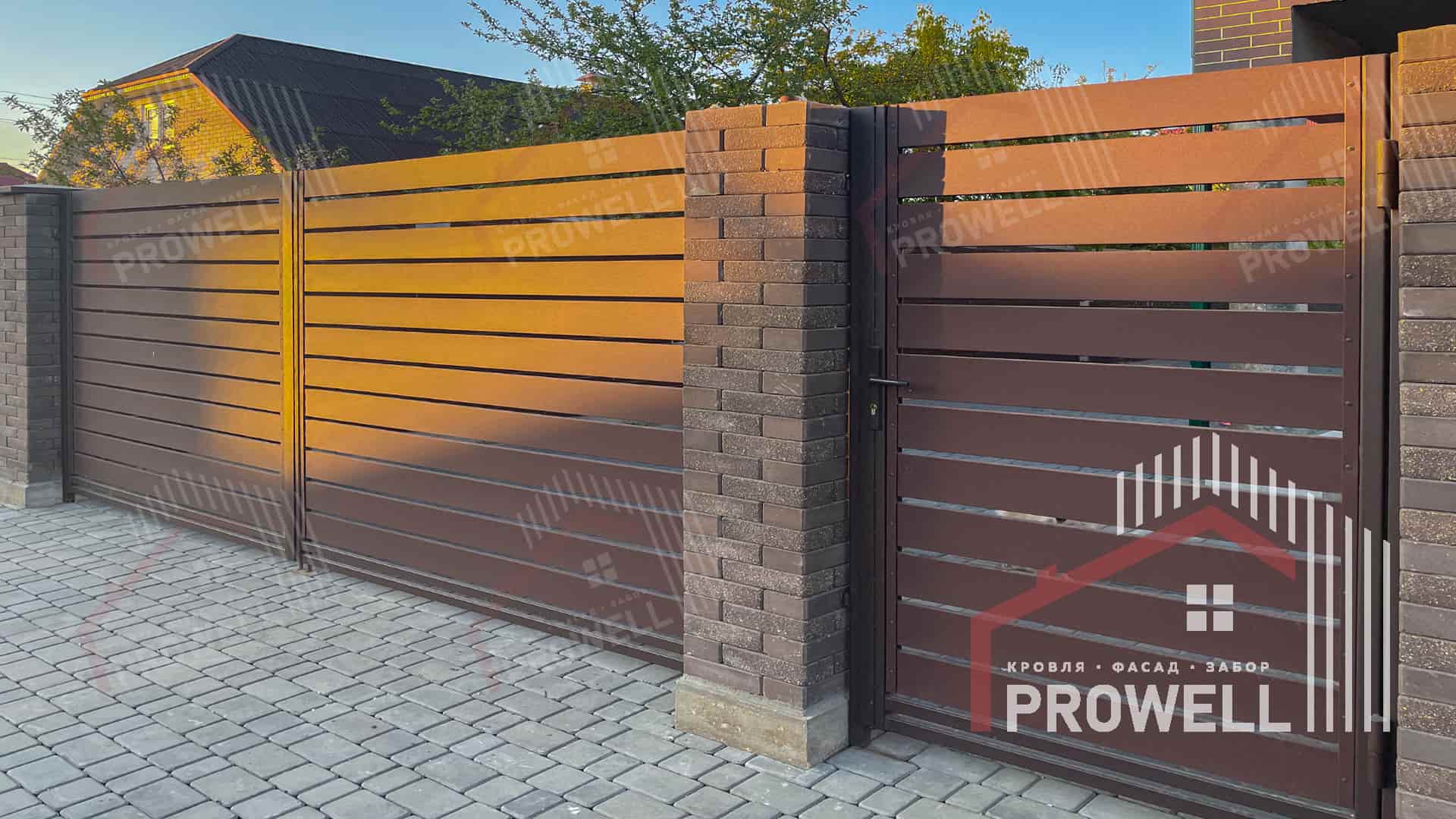 Ограждение РАНЧО 180 RAL 8017 (шоколадно-коричневый) МАТ 